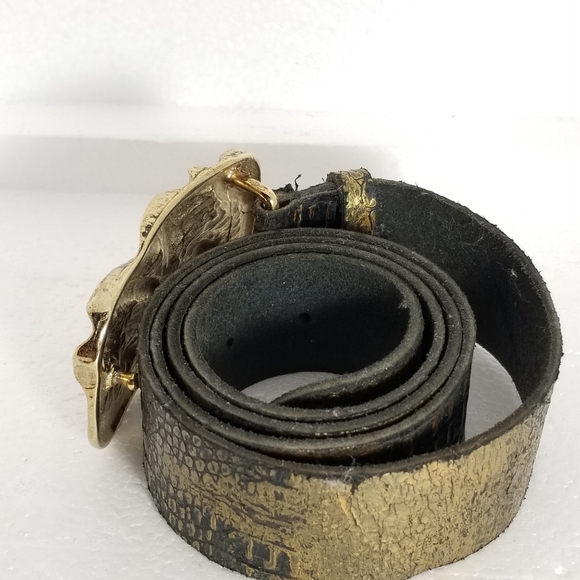 Antoniazzi Firenze Gold Blk Alligator Embossed XL - Picture 4 of 13